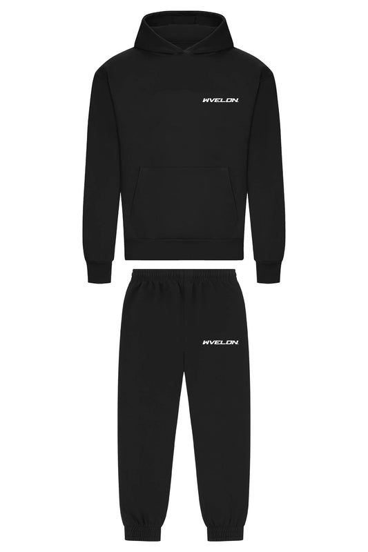 WVE Essentials Tracksuit Black/White